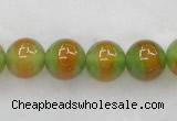 CAG445 15.5 inches 14mm round agate gemstone beads wholesale