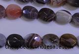 CAG4461 15.5 inches 10*12mm faceted oval botswana agate beads