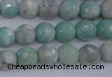 CAG4484 15.5 inches 6mm faceted round agate beads wholesale