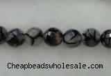 CAG450 15.5 inches 10mm faceted round agate beads Wholesale