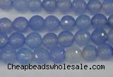 CAG4505 15.5 inches 8mm faceted round agate beads wholesale