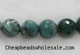 CAG453 15.5 inches 14mm faceted round agate beads Wholesale