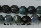 CAG4610 15.5 inches 6mm faceted round fire crackle agate beads