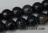 CAG4612 15.5 inches 6mm faceted round fire crackle agate beads