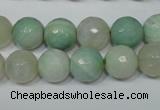 CAG4813 15 inches 10mm faceted round fire crackle agate beads