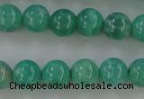 CAG5301 15.5 inches 6mm round peafowl agate gemstone beads