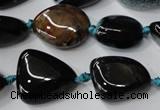 CAG5529 15.5 inches 14*18mm - 22*32mm nuggets agate gemstone beads