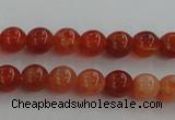 CAG5560 15.5 inches 4mm round natural fire agate beads wholesale