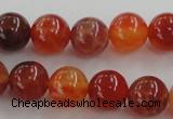 CAG5562 15.5 inches 8mm round natural fire agate beads wholesale