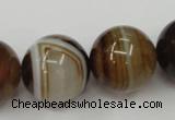 CAG5907 15 inches 20mm round Madagascar agate gemstone beads