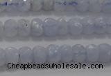 CAG5992 15.5 inches 3*5mm faceted rondelle blue lace agate beads