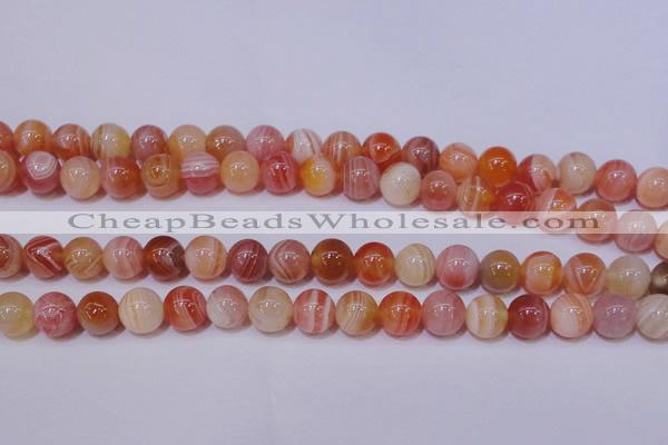 CAG6342 15 inches 8mm round red botswana agate beads wholesale