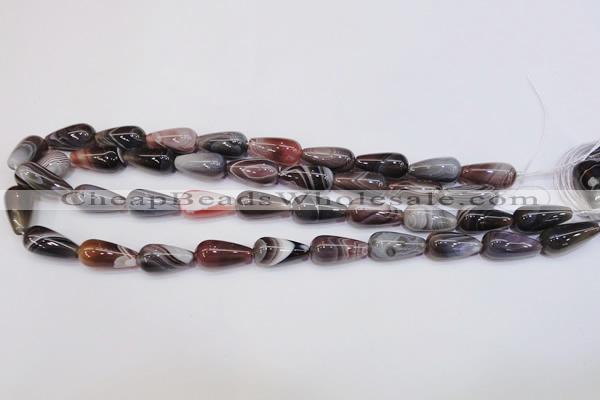 CAG6346 15 inches 10*20mm teardrop botswana agate beads