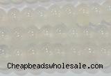 CAG6521 15.5 inches 5*8mm rondelle Brazilian white agate beads