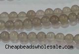 CAG6531 15.5 inches 4mm round Brazilian grey agate beads