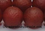 CAG6705 15 inches 18mm round red pilates agate beads