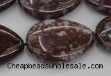 CAG6808 15.5 inches 22*30mm flat teardrop Indian agate beads