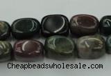 CAG6834 15.5 inches 10*15mm nuggets Indian agate beads wholesale