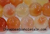 CAG7135 15.5 inches 14mm round red agate gemstone beads