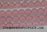 CAG7149 15.5 inches 4mm round pink agate gemstone beads