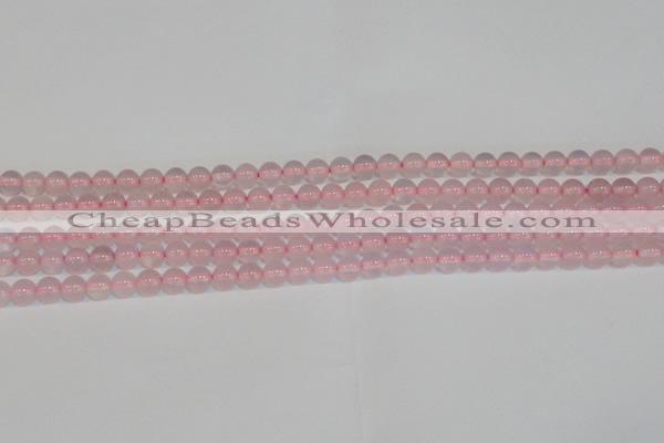 CAG7149 15.5 inches 4mm round pink agate gemstone beads