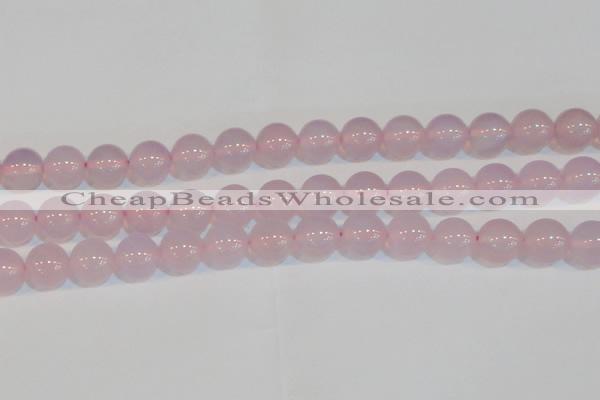 CAG7154 15.5 inches 14mm round pink agate gemstone beads