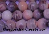 CAG7303 15.5 inches 10mm round red botswana agate gemstone beads