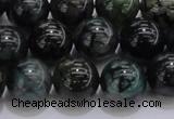 CAG7325 15.5 inches 14mm round dragon veins agate beads wholesale