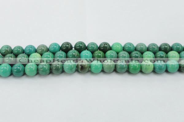 CAG7906 15.5 inches 12mm round grass agate beads wholesale