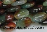 CAG795 15.5 inches 13*18mm oval rainbow agate gemstone beads