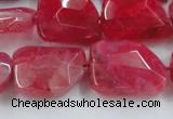 CAG8502 15.5 inches 15*20mm - 18*25mm freeform dragon veins agate beads