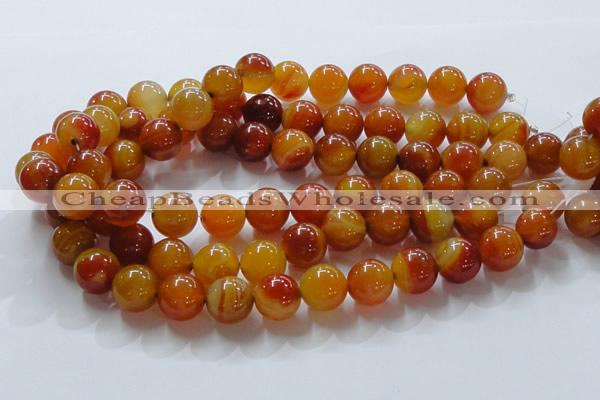 CAG863 15.5 inches 16mm round agate gemstone beads