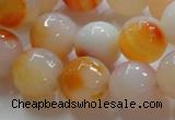 CAG869 15.5 inches 16mm faceted round agate gemstone beads