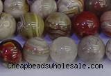 CAG9114 15.5 inches 12mm round Mexican crazy lace agate beads