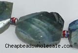 CAG934 16 inches rough agate gemstone nugget beads wholesale