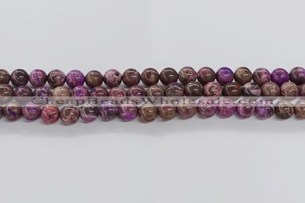 CAG9641 15.5 inches 8mm round ocean agate gemstone beads wholesale