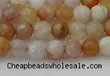 CAG9719 15.5 inches 6mm faceted round colorful agate beads wholesale