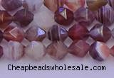 CAG9791 15.5 inches 6mm faceted nuggets botswana agate beads