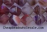 CAG9793 15.5 inches 10mm faceted nuggets botswana agate beads