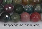 CAG9832 15.5 inches 8mm faceted round Indian agate beads