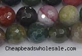 CAG9833 15.5 inches 10mm faceted round Indian agate beads