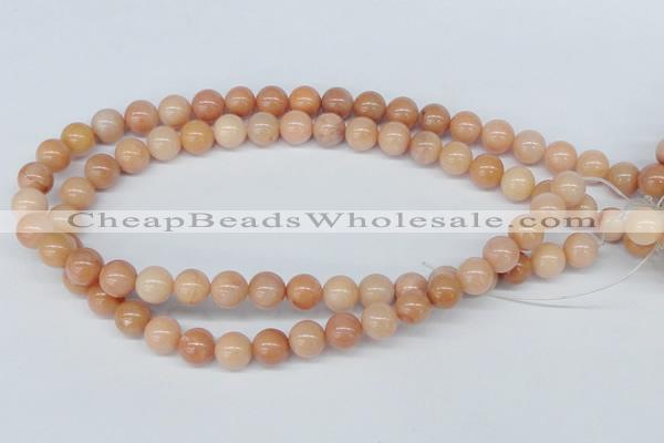 CAJ104 15.5 inches 10mm round red aventurine jade beads wholesale