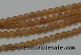 CAJ350 15.5 inches 4mm round red aventurine beads wholesale