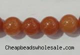 CAJ354 15.5 inches 12mm round red aventurine beads wholesale