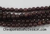 CAJ450 15.5 inches 4mm round purple aventurine beads wholesale