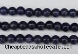 CAJ551 15.5 inches 6mm round blue aventurine beads wholesale