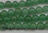 CAJ602 15.5 inches 8mm round A grade green aventurine beads