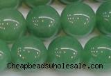 CAJ617 15.5 inches 18mm round AA grade green aventurine beads