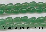 CAJ630 15.5 inches 6*9mm teardrop green aventurine beads