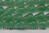 CAJ631 15.5 inches 8*10mm teardrop green aventurine beads